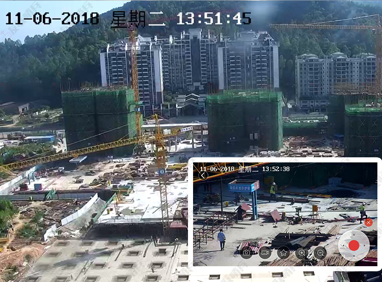 友聯哨兵多用于施工工地移動無線監控案例